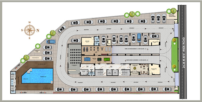 Podium-Stilt Floor Plan