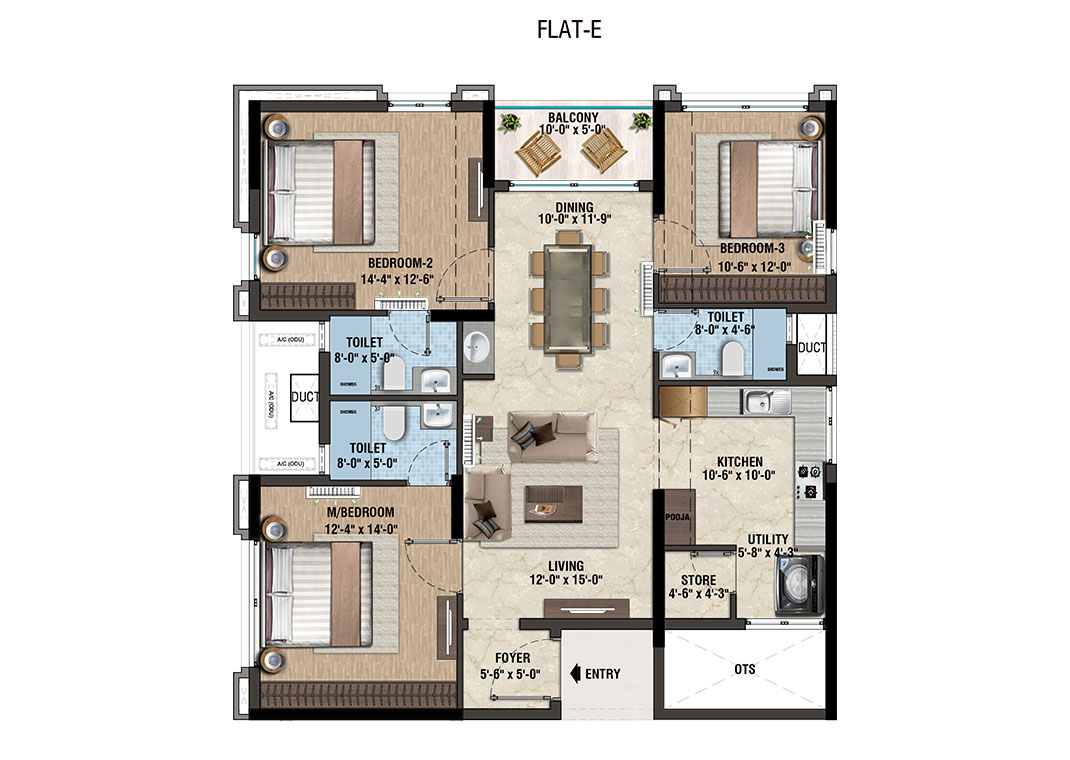 Flat E Map View