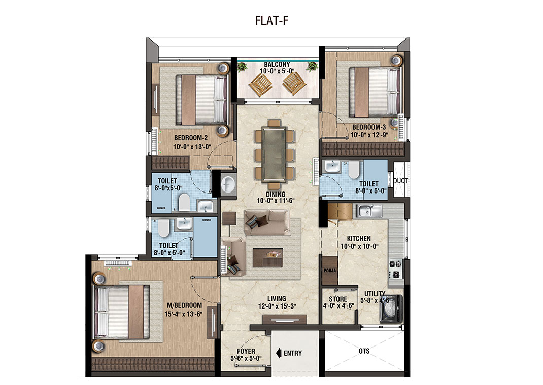 Flat F Map View